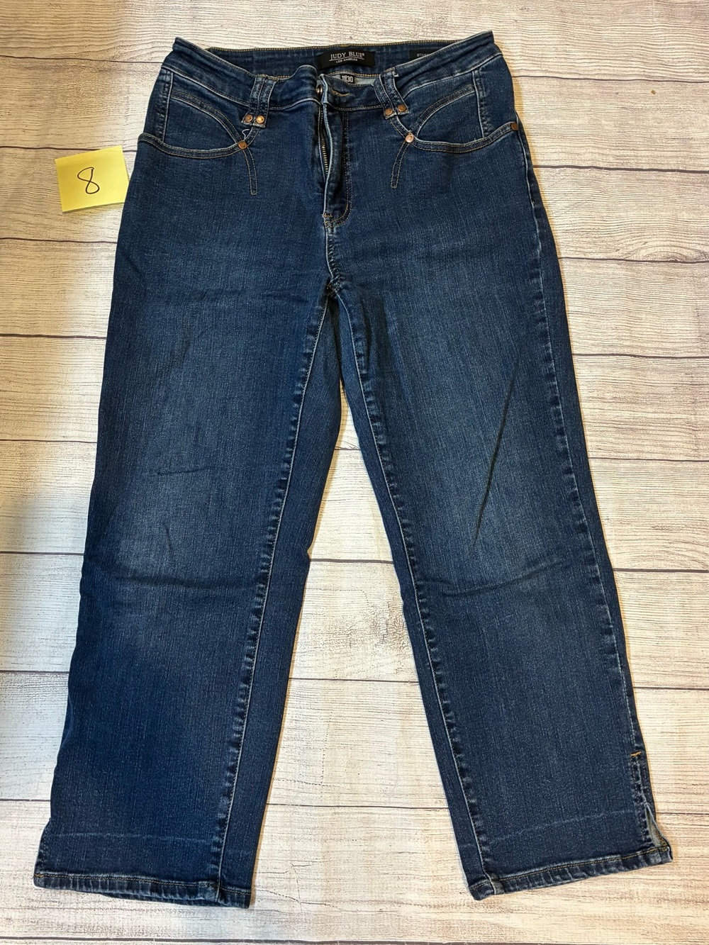 Judy Blue Dark Blue Women's Straight-Leg Jeans